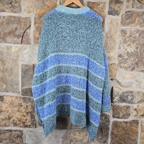 Free People BRB Tunic Sweater Oversized Colorblock - Picture 5 of 13